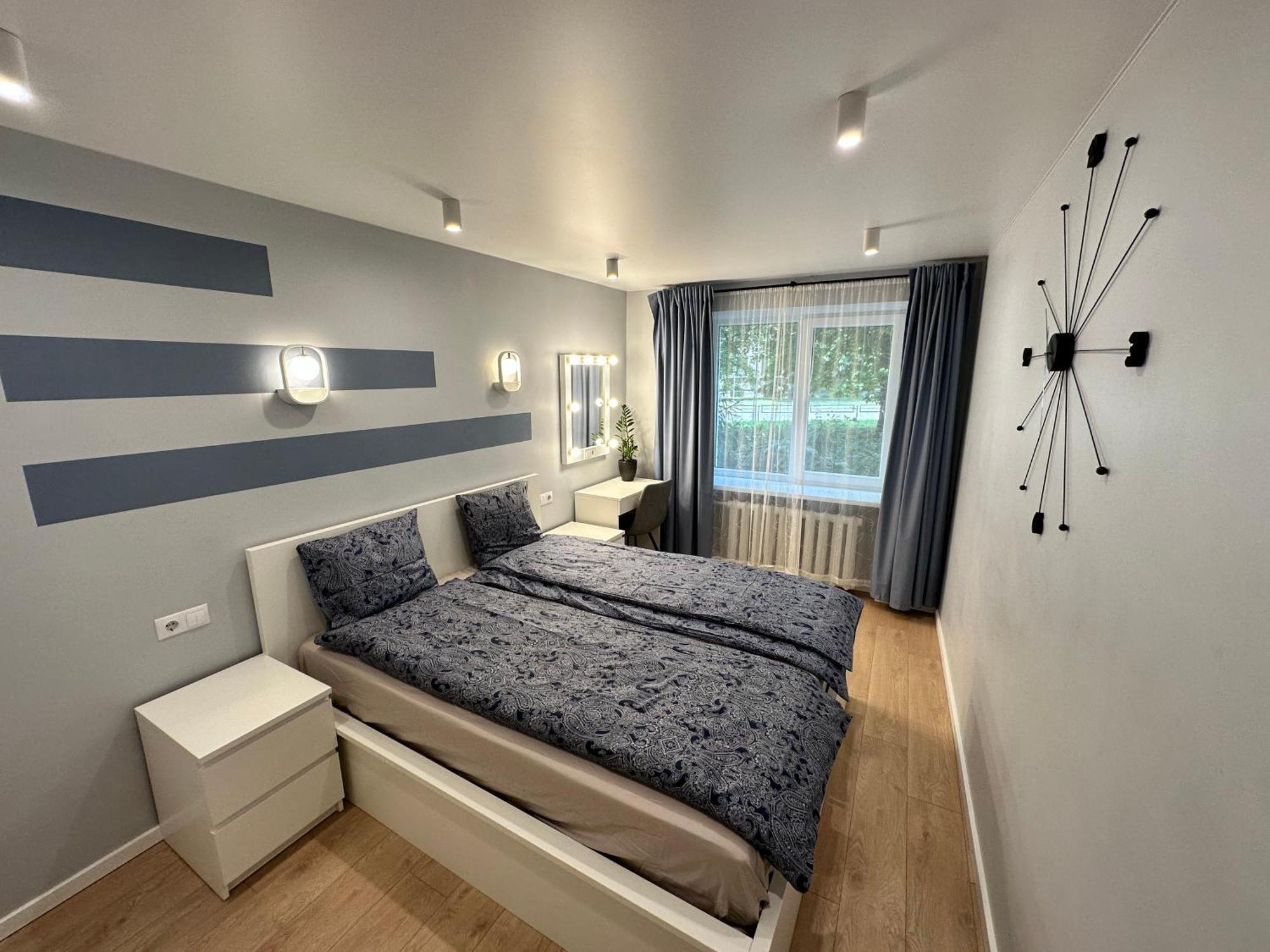 شقة Parkside Escape: Stylish 1-Br ريغا المظهر الخارجي الصورة