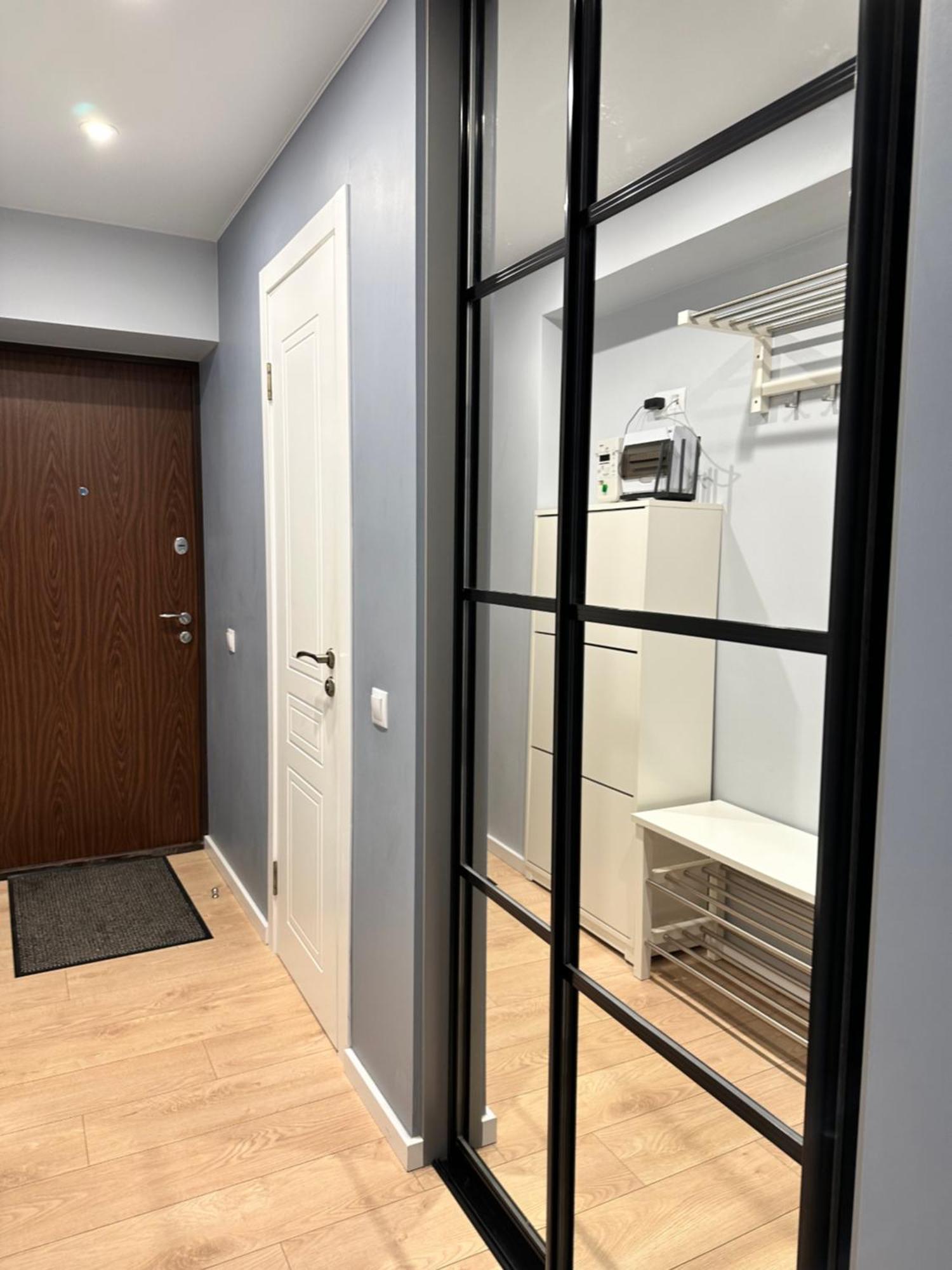شقة Parkside Escape: Stylish 1-Br ريغا المظهر الخارجي الصورة
